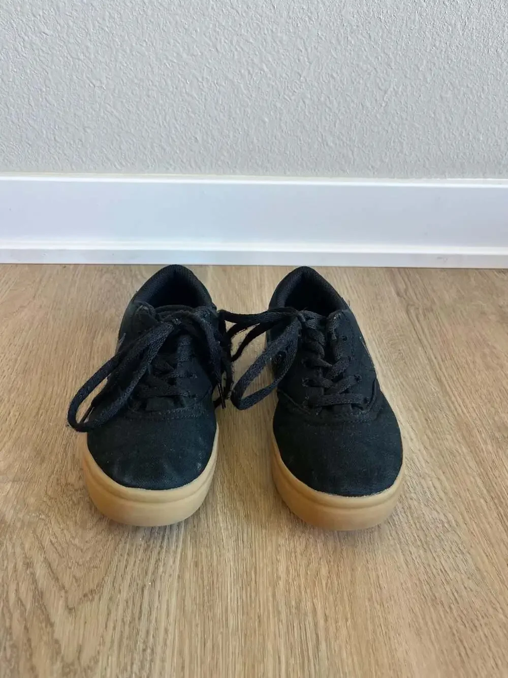 Nike, Black Canvas, Gum Soles, Skater Shoes, Back to School, Retro, 11C